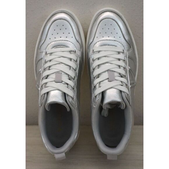 Vionic J0746L4020 Women's Sz 7M Silver Leather Elise Comfortable Walking Shoes - Picture 2 of 13